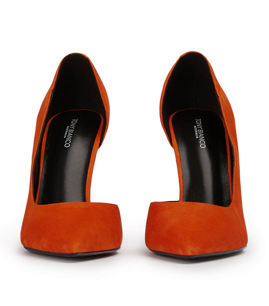 Tony Bianco Alyx Aperol Wildleder 10.5cm Stöckelschuhe Orange | CHXBR17429