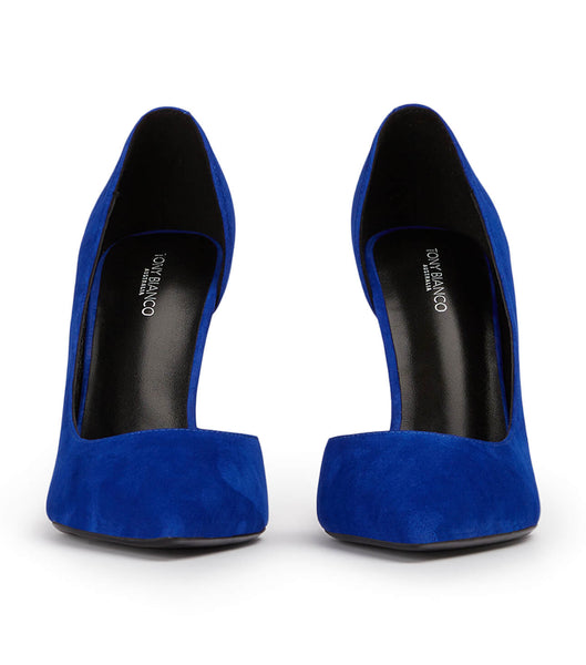 Tony Bianco Alyx Azure Wildleder 10.5cm Event-Heels Azurblau | FCHHY54265