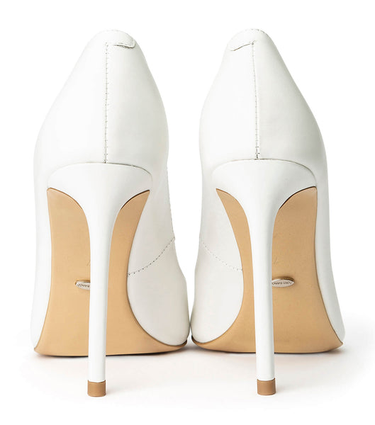 Tony Bianco Anja Milk Capretto 10.5cm Event-Heels Weiß | CHEAH10329