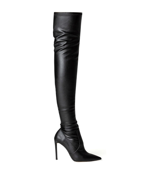 Tony Bianco Avah Black Venezia 10.5cm Stretchstiefel Schwarz | ECHVG73210