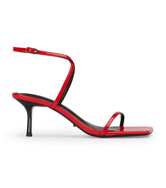 Tony Bianco Axent Scarlet Lack 6.5cm Event-Heels Tiefesrot | CHQAV15647