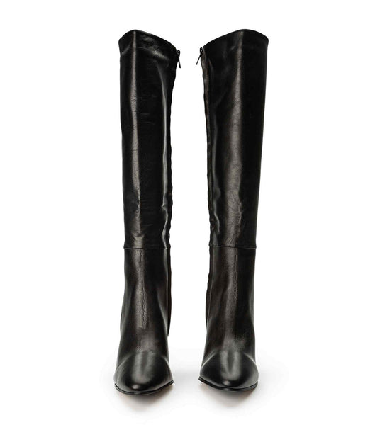 Tony Bianco Bellez Black Venice 9.5cm Stiefel mit Absatz Schwarz | UCHND48862