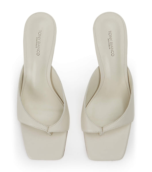 Tony Bianco Crystle Dove Nappa 8.5cm Tanga-Sandalen Grau | ACHDF67563