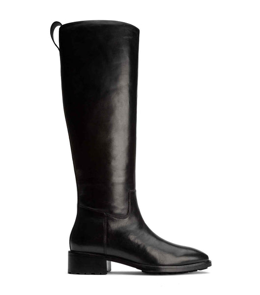 Tony Bianco Eleanor Black Como 4cm Halbhohe Stiefel Schwarz | XCHBH33850