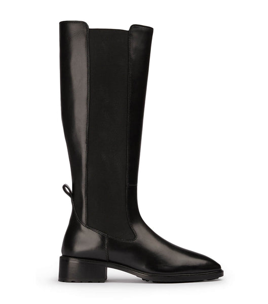 Tony Bianco Emrata Black Como 4cm Kniehohe Stiefel Schwarz | CHZPD94660