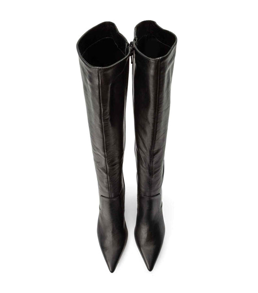 Tony Bianco Epic Black Venice 8.5cm Stiefel mit Absatz Schwarz | ZCHNQ85602