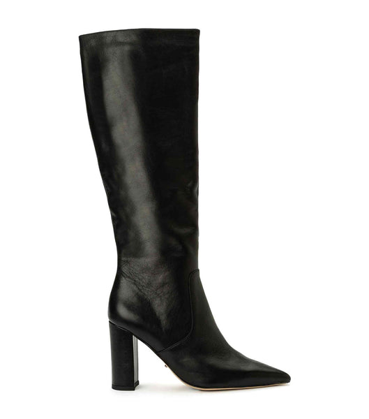 Tony Bianco Epic Black Venice 8.5cm Stiefel mit Absatz Schwarz | ZCHNQ85602