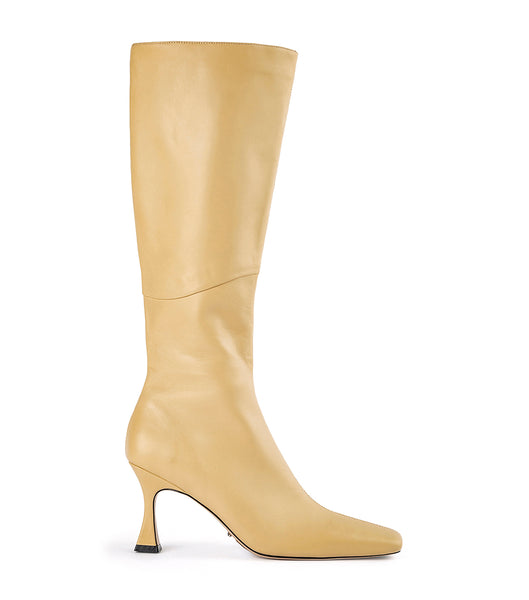 Tony Bianco Fantasy Butter Nappa 8cm Stiletto-Stiefel Gelb | SCHVO25053