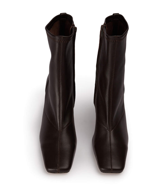 Tony Bianco Fomo Chocolate Nappa 8cm Stiletto-Stiefel Schokolade | CHIIZ40534