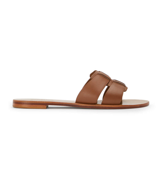 Tony Bianco Force Tan 1cm Sandalen Braun | XCHBH46055