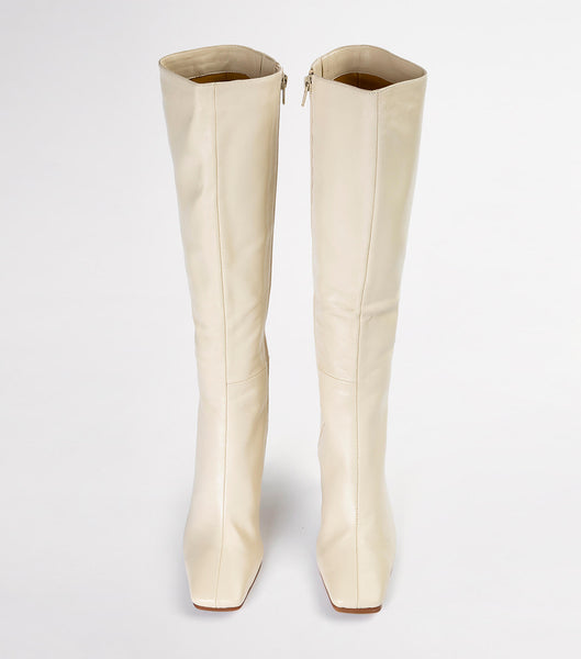 Tony Bianco Havana Vanilla Nappa 10.5cm Stiletto-Stiefel Hellgelb | CHQCS10164