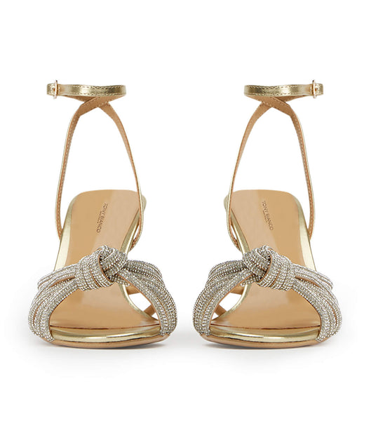 Tony Bianco Helena Gold Nappa Metallic 8.5cm Stöckelschuhe Gold Metal | ACHDF55175