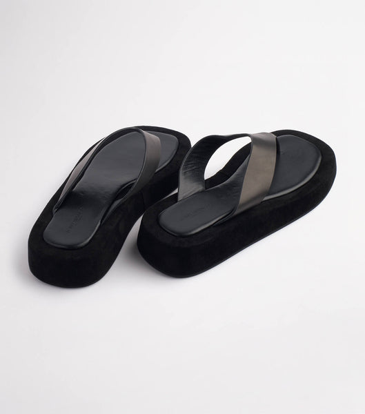 Tony Bianco Ives Black Como 3.5cm Sandalen Schwarz | CHJZR72336