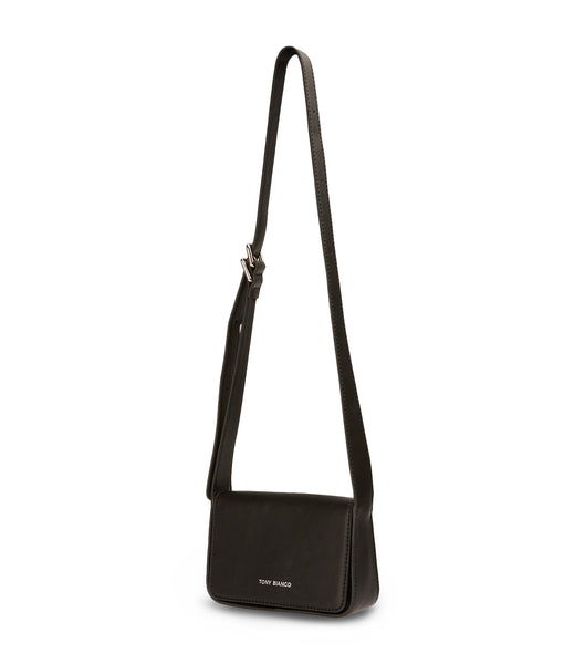 Tony Bianco Janey Black Leder Shoulder Bag Accessoires Schwarz | CHJZR58573