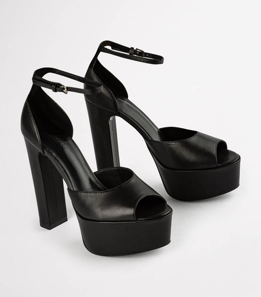 Tony Bianco Jayze Black Como 14cm Event-Heels Schwarz | CHQAV90788