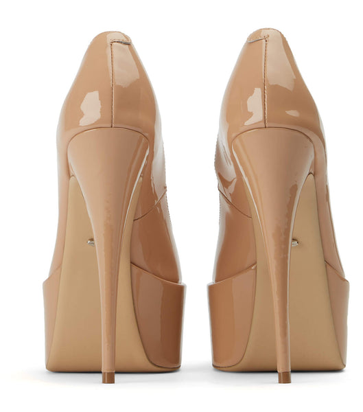 Tony Bianco Jolee Nude Lack 15cm Stöckelschuhe Beige | CHQCS93936