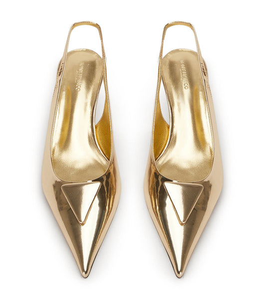 Tony Bianco Kimmy Gold Shine 4.5cm Event-Heels Gold | CHXMI65465