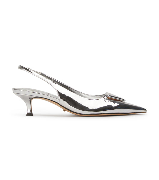 Tony Bianco Kimmy Silver Shine 4.5cm Court Schuhe Silber | DCHKV31569