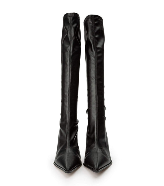 Tony Bianco Knight Black Venezia 9.5cm Stiletto-Stiefel Schwarz | ZCHMJ53254