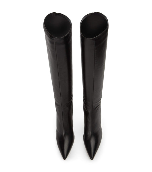 Tony Bianco Kortez Black Venice 9.5cm Stiletto-Stiefel Schwarz | ACHWC69431