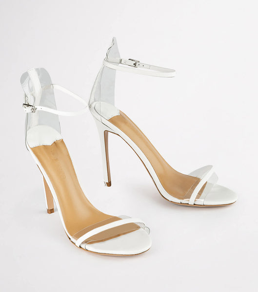 Tony Bianco Kosumi Milk Denver 11cm Event-Heels Weiß | CHJKU74062