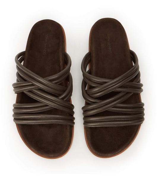 Tony Bianco Loki Chocolate Nappa Sandalen Schokolade | ZCHNQ17747