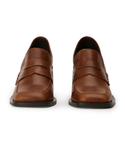 Tony Bianco Lomax Cognac 6.5cm Loafers Braun | CHIIZ86938