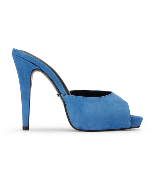 Tony Bianco Love Blue Wildleder 12cm Plateauschuhe Blau | CHIIZ16021