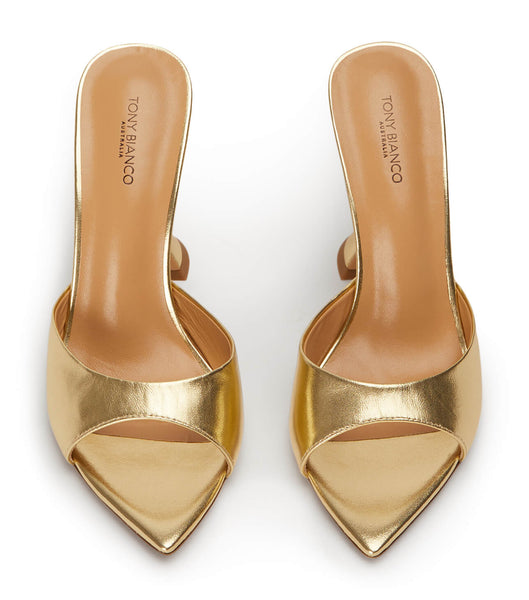 Tony Bianco Marcel Gold Nappa Metallic 10.5cm Brautabsätze Gold Metal | CHJKU68962