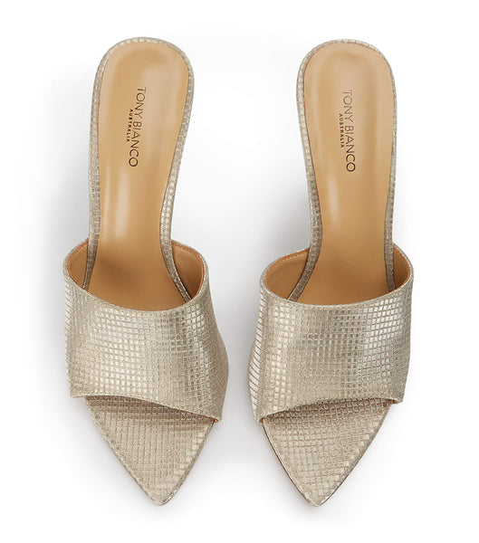 Tony Bianco Marley Gold Aura 10.5cm Event-Heels Gold | CHDYB67996