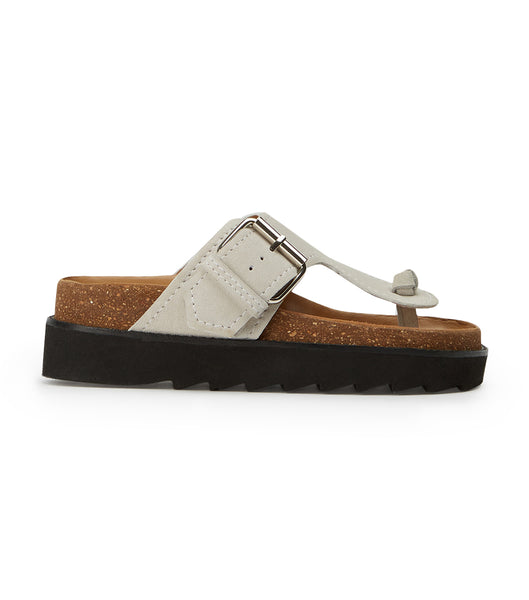 Tony Bianco Marlo Milk Wildleder 3cm Sandalen Weiß | MCHHR45962