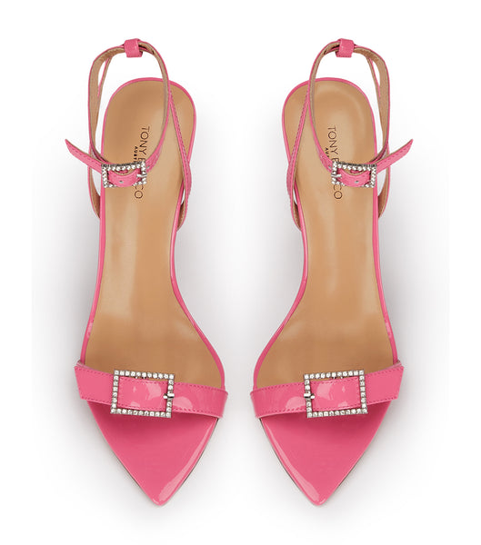 Tony Bianco Mopsy Flamingo Lack 10.5cm Event-Heels Rosa | CHJVR37813