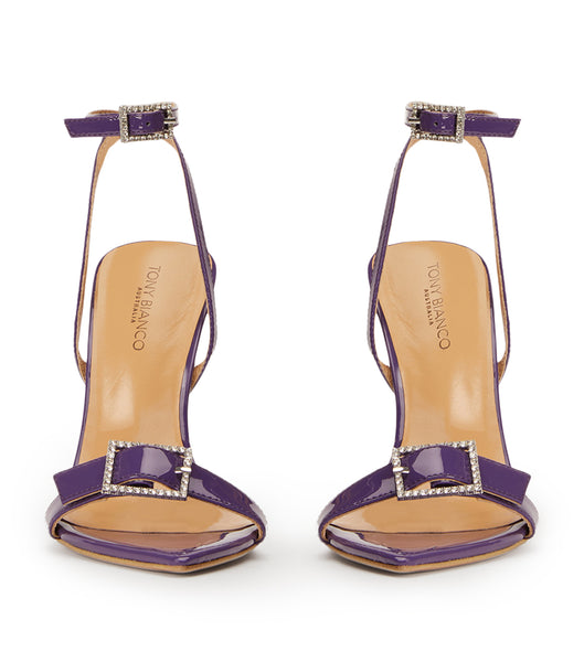 Tony Bianco Mopsy Orchid Lack 10.5cm Bling Heels Lila | MCHFT98147