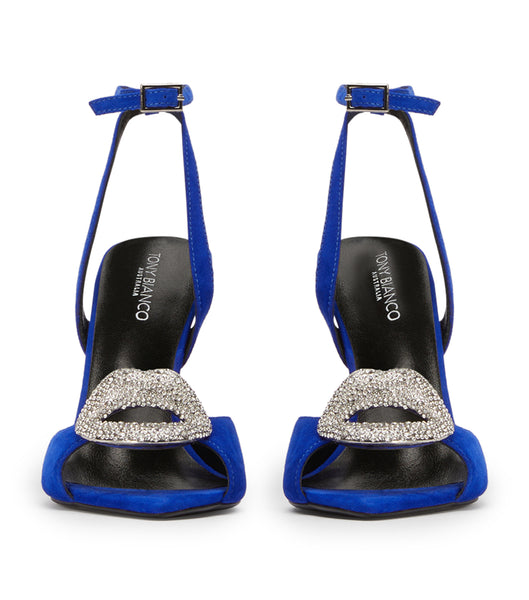 Tony Bianco Moshi Azure Wildleder 10.5cm Event-Heels Azurblau | BCHSO63873