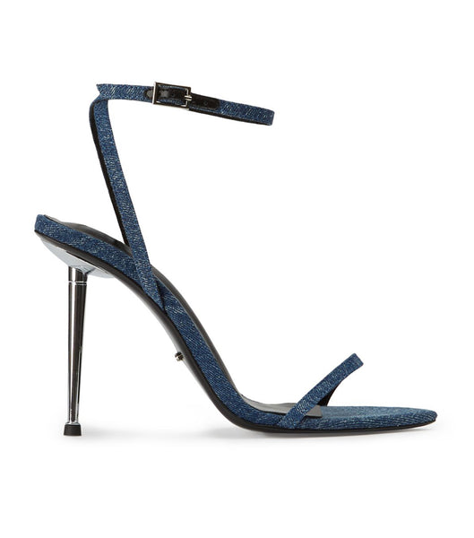 Tony Bianco Myra Blue Denim 10.5cm Brautabsätze Blau | CHEAH61493