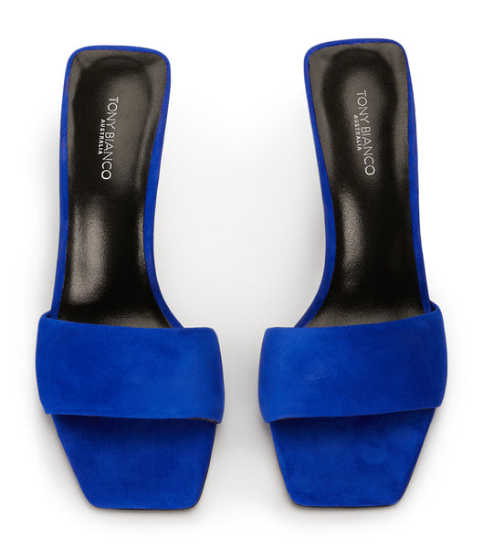 Tony Bianco Natalie Azure Wildleder 10.5cm Event-Heels Azurblau | CHJKU88816