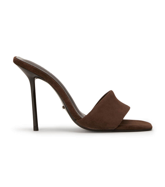 Tony Bianco Natalie Espresso Wildleder 10.5cm Event-Heels Schokolade | CHJKU16877