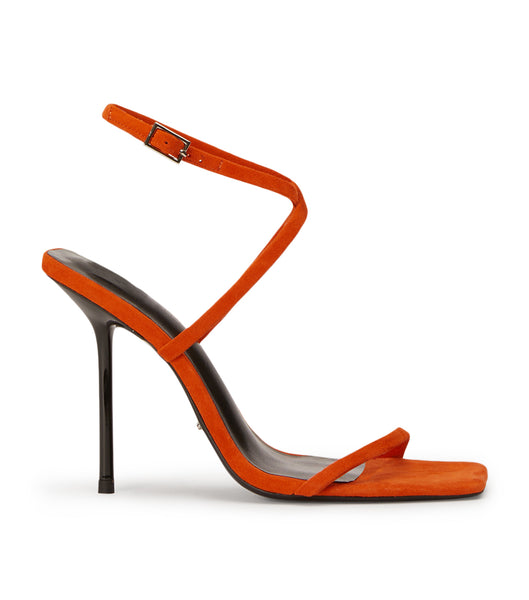 Tony Bianco Naxos Aperol Wildleder 10.5cm Riemchensandaletten Orange | CHQAV85044