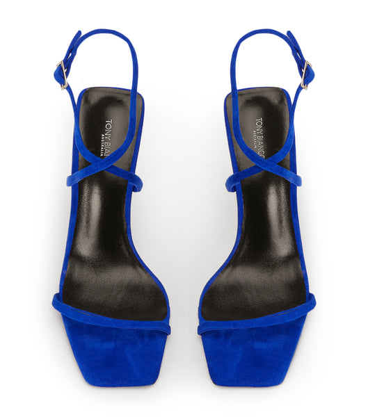 Tony Bianco Naxos Azure Wildleder 10.5cm Event-Heels Azurblau | CHEGJ42873