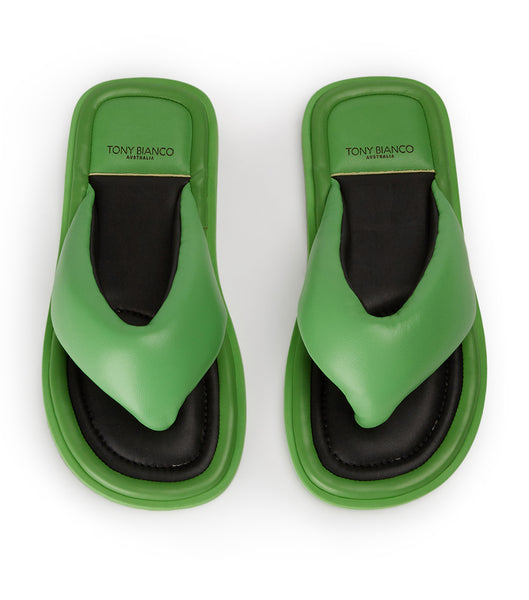 Tony Bianco Nikki Acid Green Sandalen Grün | QCHWA62270