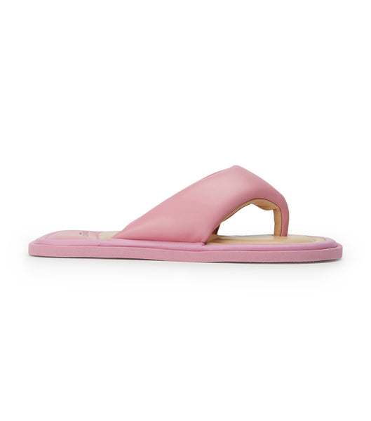 Tony Bianco Nikki Musk Nappa Tanga-Sandalen Rosa | ZCHNQ78331