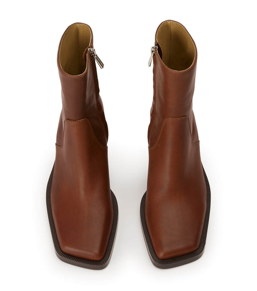 Tony Bianco Prince Cognac 8cm Stiefeletten Braun | CHDFL44956