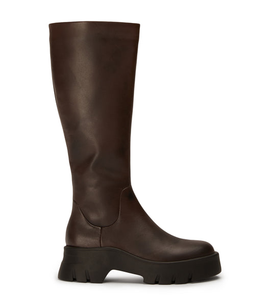 Tony Bianco Rage Choc Como 5.5cm Kampfstiefel Schokolade | BCHSO63844