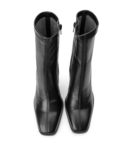 Tony Bianco Rover Black Venice 8.5cm Stretchstiefel Schwarz | CHDYB24009