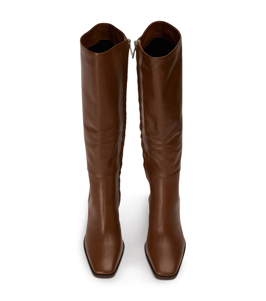 Tony Bianco Rylee Rust Venice 8.5cm Kniehohe Stiefel Rot | XCHBH95145