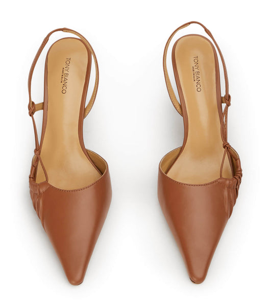 Tony Bianco Sakai Tan Capretto 8cm Event-Heels Braun | CHNZX78063