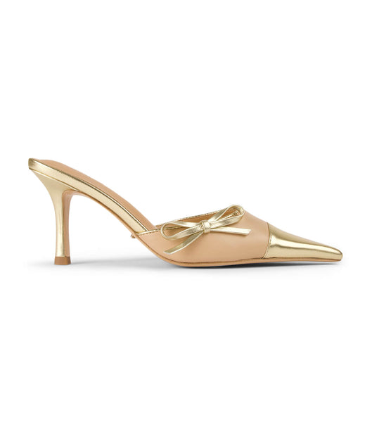 Tony Bianco Shirley Beech/Gold 8cm Court Schuhe Gold | BCHSD66444