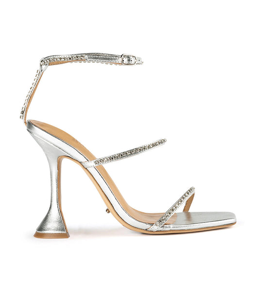 Tony Bianco Shy Silver Nappa Metallic 10.5cm Stöckelschuhe Silber Metal | LCHSX96738