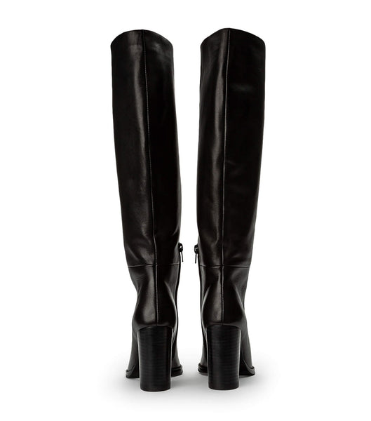 Tony Bianco Skyla Black Como 9cm Stiefel mit Absatz Schwarz | DCHVO82068