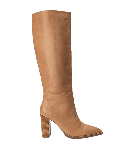 Tony Bianco Skyla Caramel Venice 9cm Halbhohe Stiefel Beige | PCHQX97370